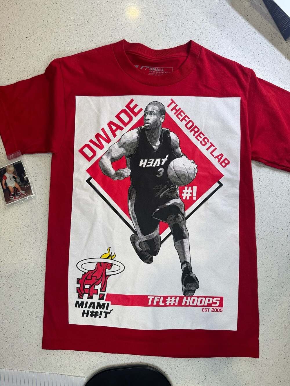 The Forest Lab Dwyane Wade Miami Heat TFL Hoops Graphic T-Shirt